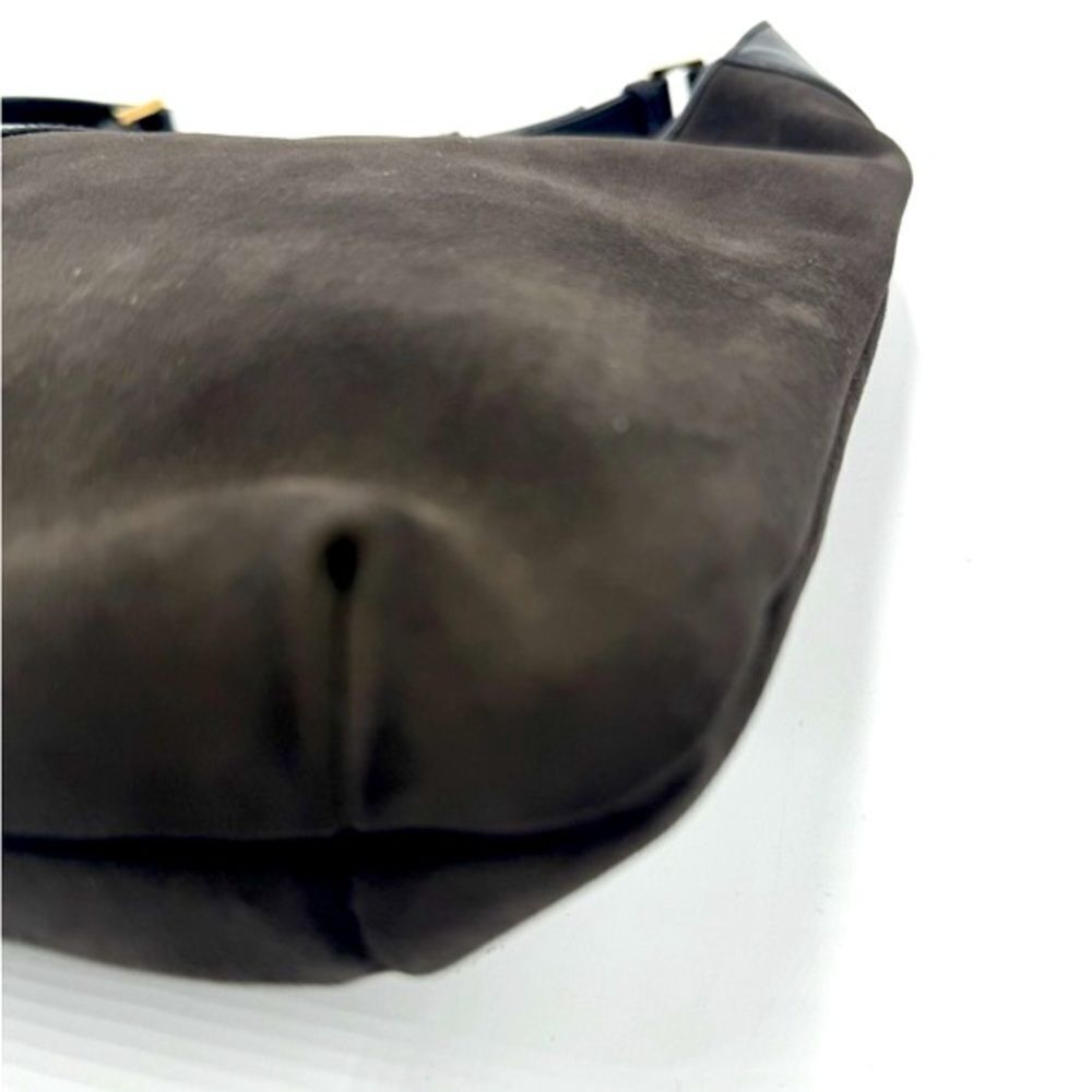 Auth Tom Ford for Gucci Brown Suede Black Leather Trim Dionysus Jackie Hobo Bag - Picture 10 of 16